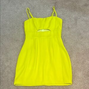 Vibrant Yellow Women's Dress
